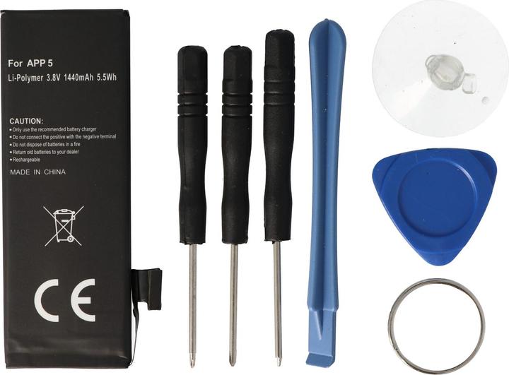 Produktbild AccuCell Akku Apple iPhone 5 Akku 616-0611, 616-0613, A1429