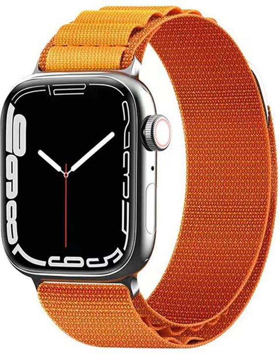 Produktbild Techsuit - Watchband (W037) - Apple Watch 1/2/3/4/5/6/7/8/9/10/SE/SE 2 (38/40/41/42mm) - Orange (Nylon)