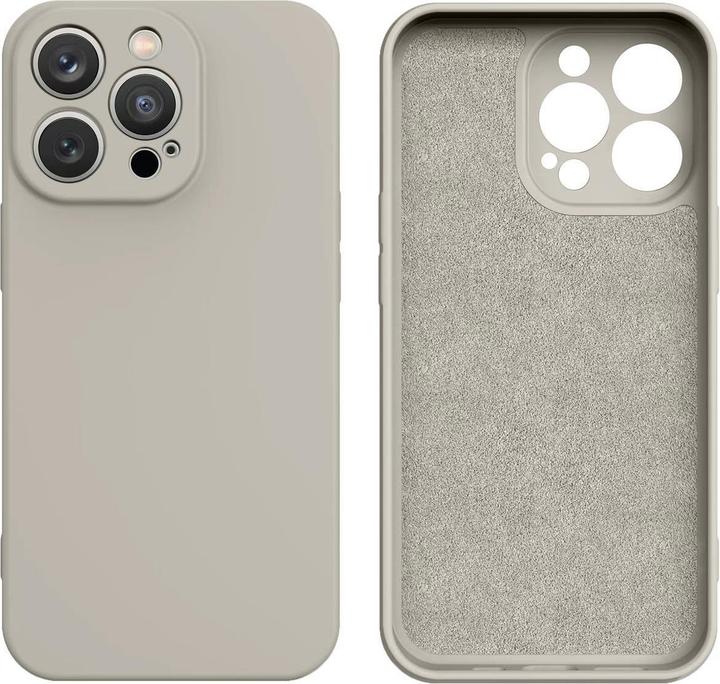 Produktbild Hurtel Silikonhülle iPhone 14 Plus Silikonhülle beige (Apple iPhone 14 Plus)