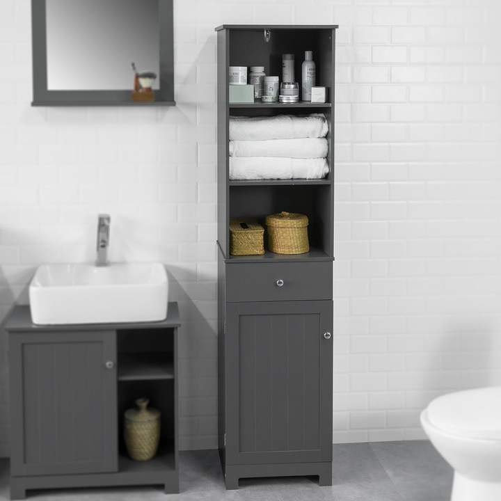 Actual product image SoBuy Bathroom tall unit