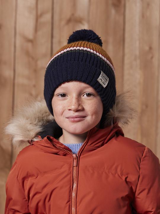 Actual product image Vertbaudet Jungen-Set: Mütze, Rundschal & Handschuhe, Streifen (98, 86)