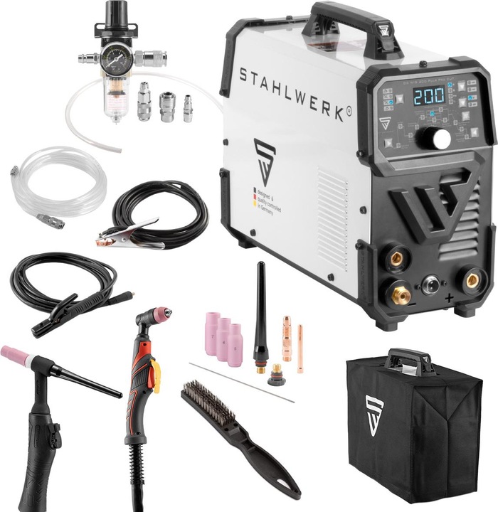 Produktbild Stahlwerk Kombi-Schweissgerät DC WIG 200 Puls Pro CUT4-in-1