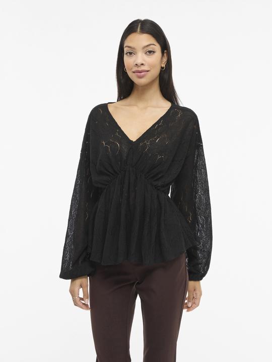 Immagine prodotto Vila VISEBA V-Ausschnitt Oberteil mit langen Ärmeln (34)