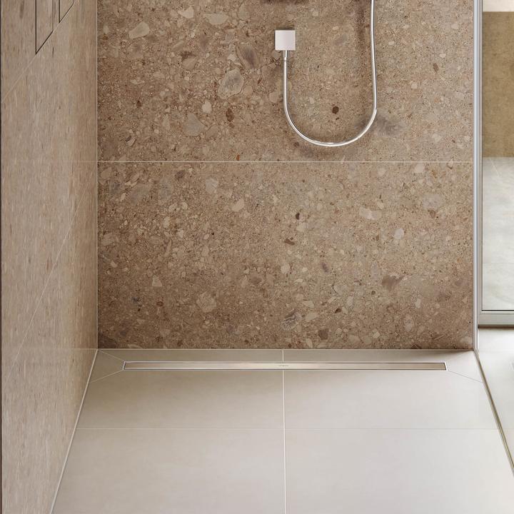 Actual product image hansgrohe HG RainDrain Original prefabricated shower channel set 800mm (800 mm)