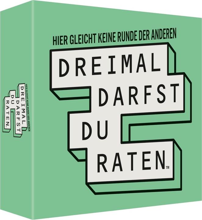 Actual product image Three guesses (German, 2 - 10 Players)