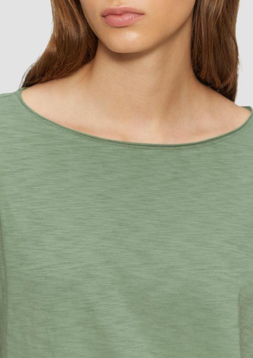 Immagine prodotto S.Oliver T-Shirt Shirt mit Flammgarnstruktur und 3/4-Ärmeln (44)