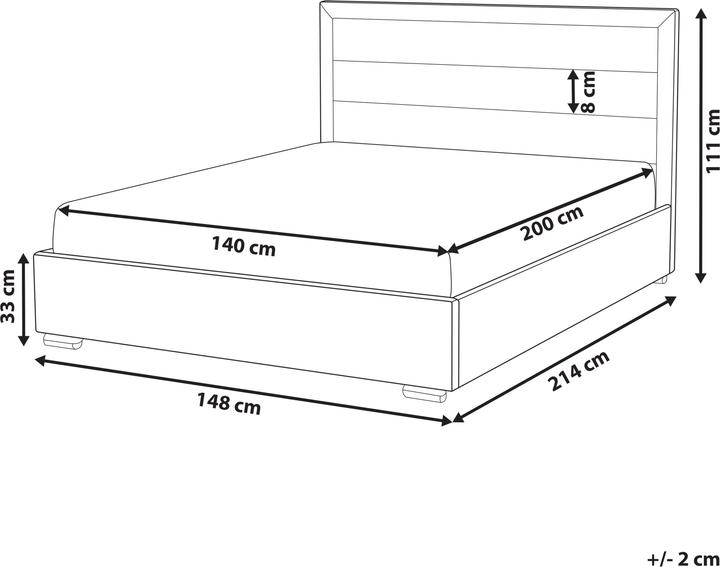 Produktbild Beliani Rouen (140 x 200 cm)