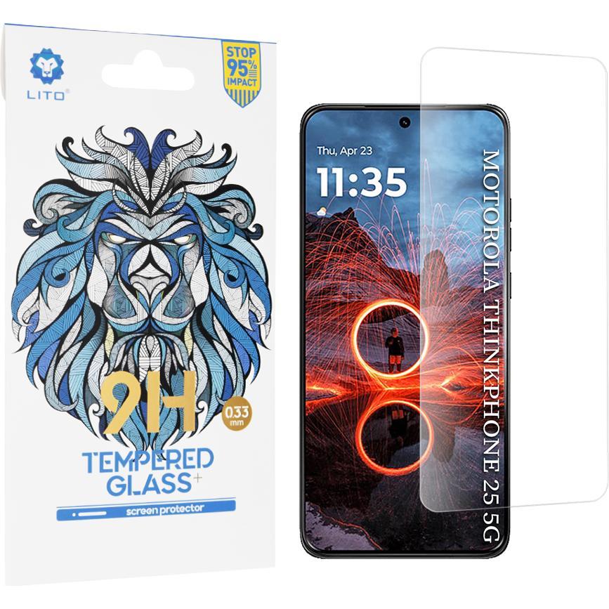 Lito - 2.5D Classic Glass - Motorola ThinkPhone 25 - Clear (Motorola ThinkPhone 25), Pellicola protettiva smartphone, Trasparente