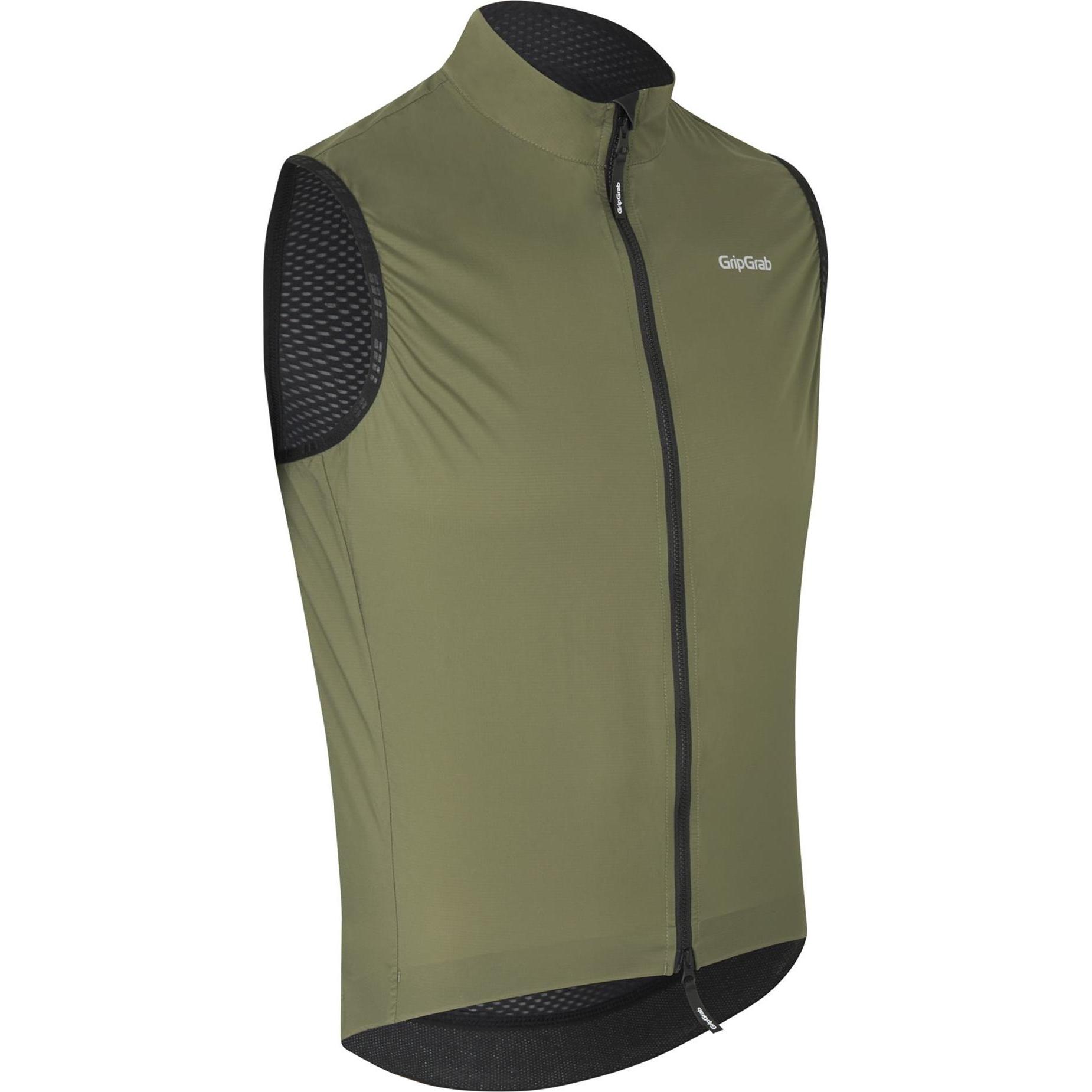 GripGrab, Uomini, Gilet, PACR Windproof Lightweight Vest, Verde, (XXL)
