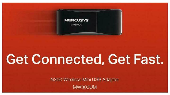 Produktbild Mercusys MW300UM Netzwerkkarte Eingebaut USB (USB)