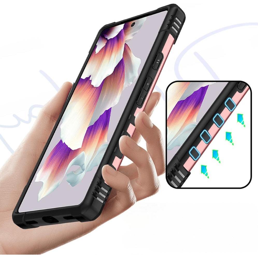 Thumbnail - Cover-Discount Google Pixel 8 Pro - Armor Case mit Kickstand rosa (Google Pixel 8 Pro), Smartphone Hülle, Rosa