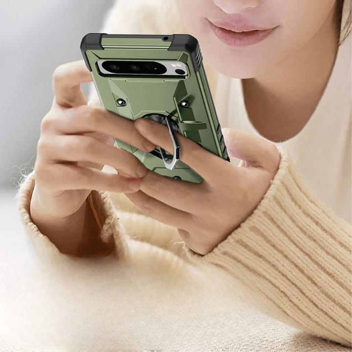 Produktbild Cover-Discount Google Pixel 8 - Armor Case mit Kickstand grün (Google Pixel 8)