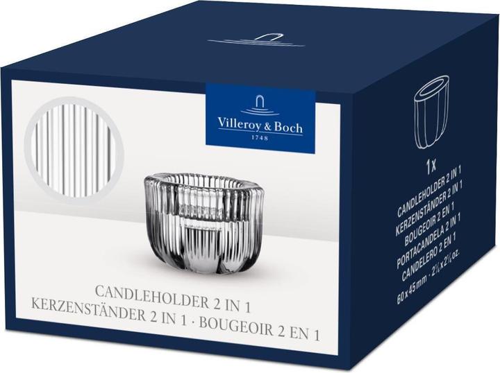 Actual product image Villeroy & Boch Kerzenständer 2 in 1 Fleur vert