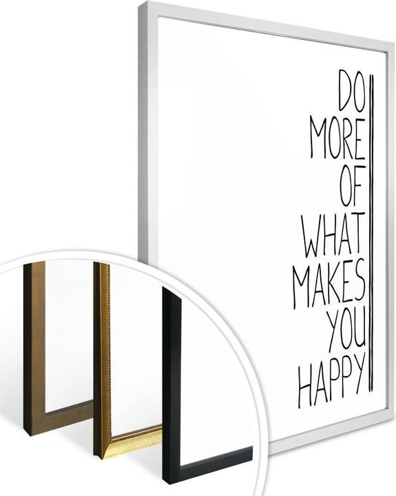 Image du produit Trenddeko Faites plus de ce qui vous rend heureux (24 x 30 cm)