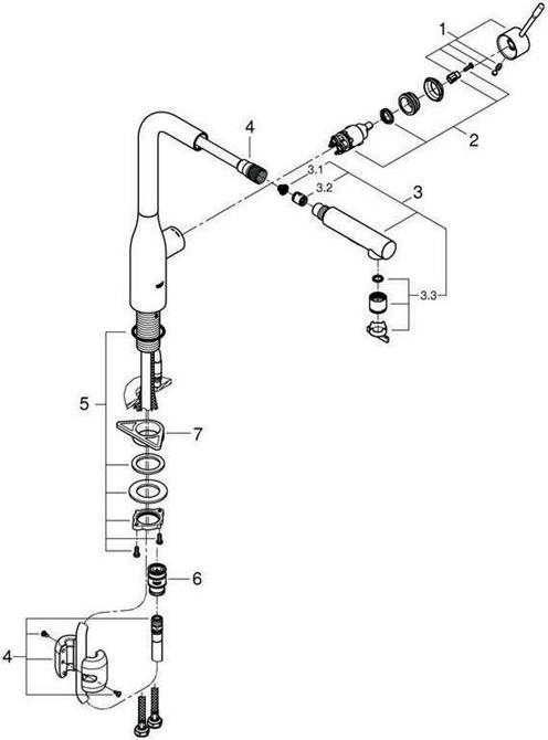 Immagine prodotto Grohe Miscelatore monocomando per lavello Essence