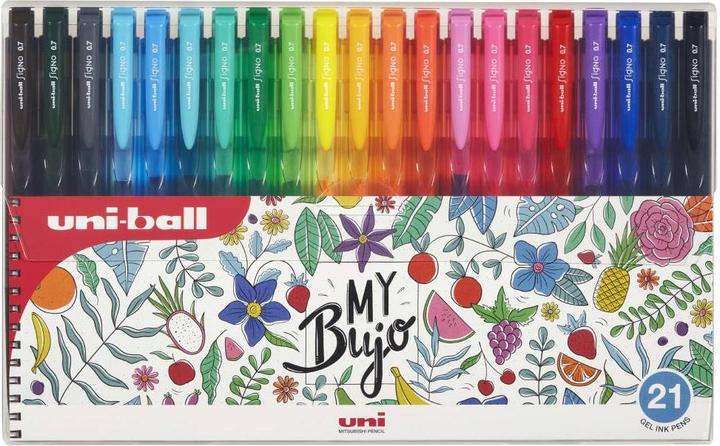 Produktbild Posca Roller Signo (Rosa, Goldgelb, Blau-schwarz, Mandarinorange, Orange, Violett, Schwarz, Blau, Rot, Himbeer, hellrosa, Hellgrün, Türkis, Gelb, Grün, Grau, Hellblau, braun-schwarz, Himmelblau, Dunkelgrün, aqua marin, 21 x)