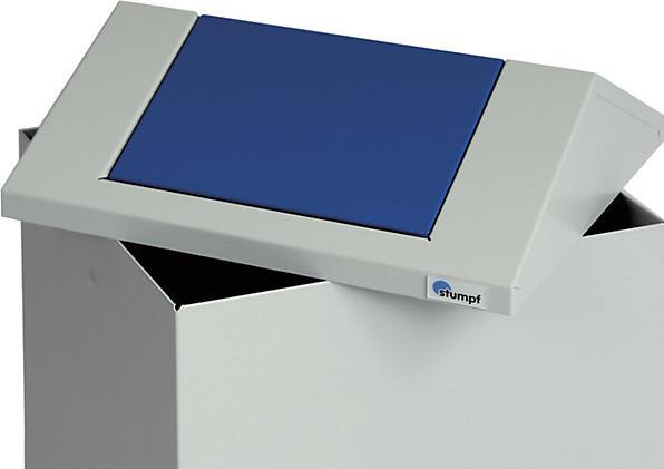 Image du produit Collecteur de laine, capacité 45 l, gris clair / bleu gentiane. (45 l)