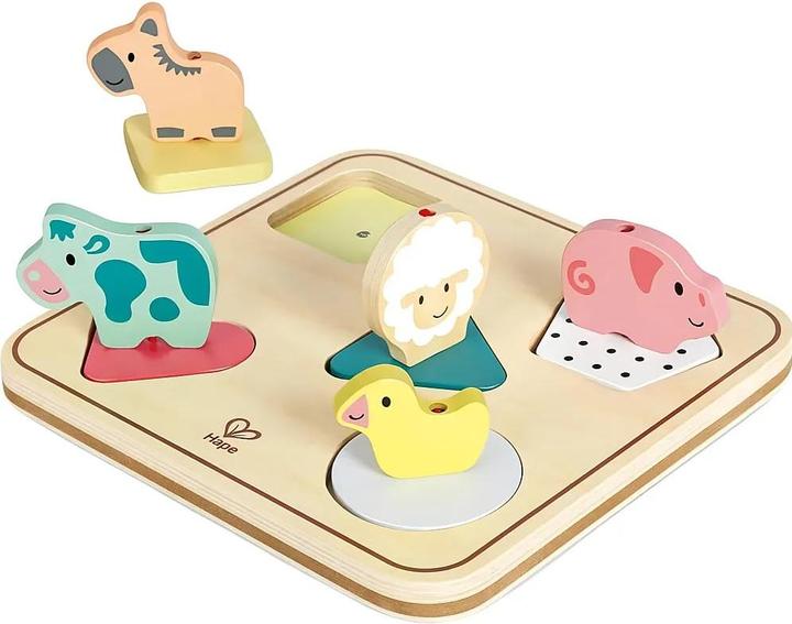 Produktbild Hape Tiergeräuschepuzzle Tom (6 Teile)