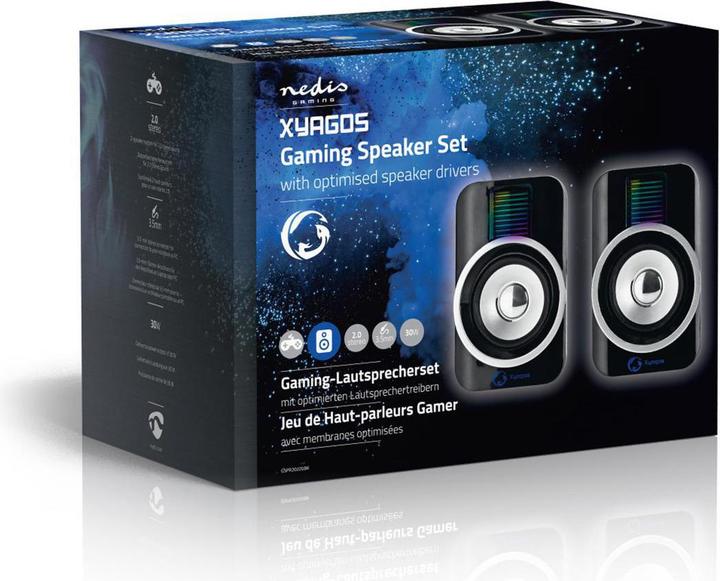 Actual product image Nedis Gaming Speaker GSPR20020BK
