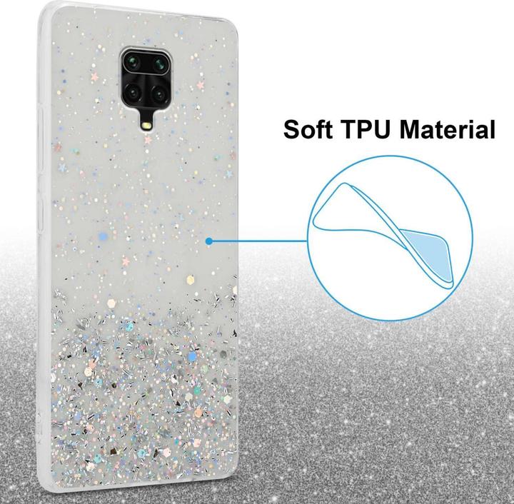 Produktbild Cadorabo TPU Hülle für Xiaomi RedMi NOTE 9 PRO / NOTE 9S mit Glitzer (Xiaomi Redmi Note 9 Pro, Xiaomi Redmi Note 9S)