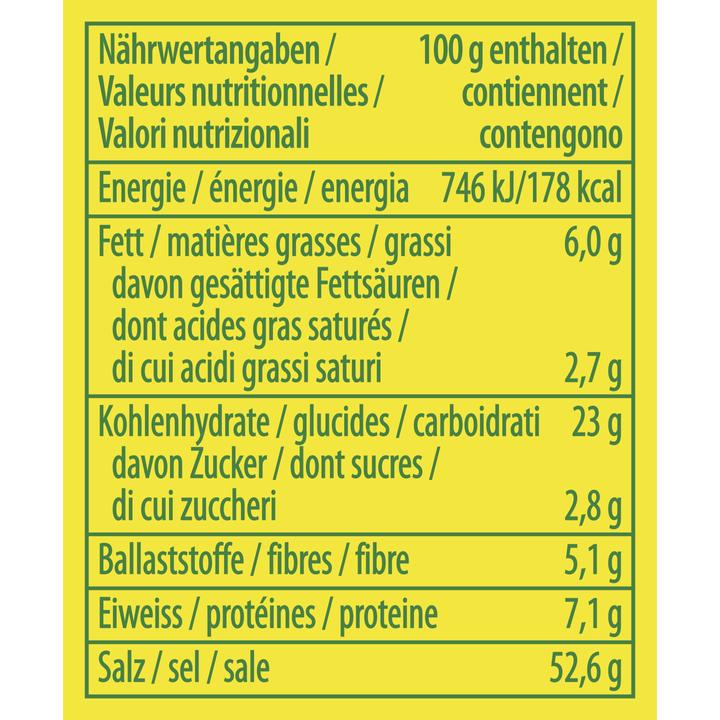 Valori nutrizionali e ingredienti Knorr Aromat al peperoncino (90 g)