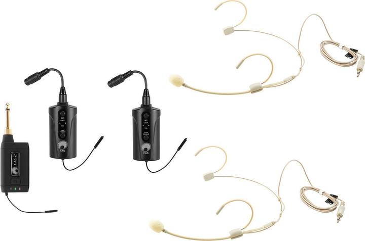 Immagine prodotto Omnitronic Set FAS TWO + 2x BP + 2x Headset 660-690Mhz