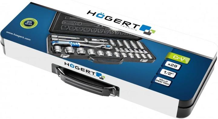 Image du produit Högert Jeu d'outils, 29 pcs. (32 mm, 19 mm, 12 mm, 24 mm, 14 mm, 22 mm, 16 mm, 21 mm, 18 mm, 27 mm, 17 mm, 11 mm, 15 mm, 3/8", 30 mm, 1/2", 13 mm, 36 mm)
