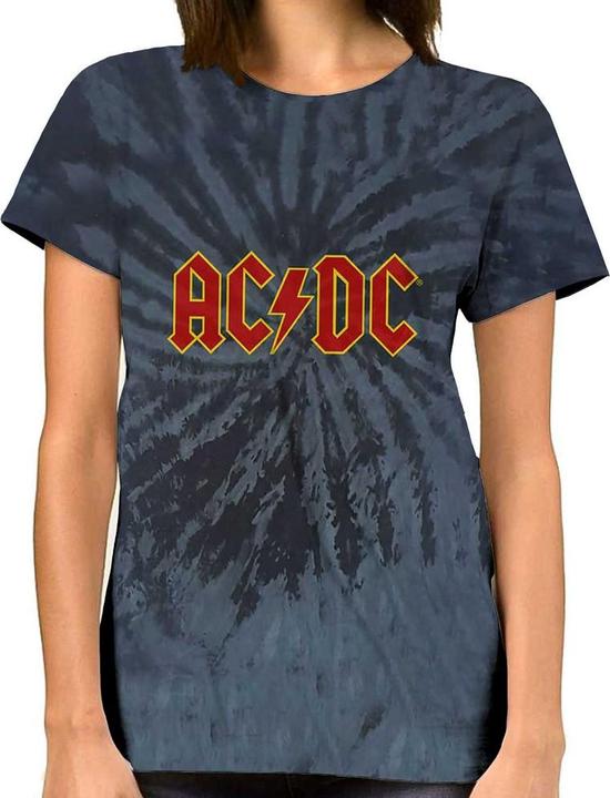 Image du produit AC/DC T-Shirt adulte unisexe avec logo Dip Dye (M)