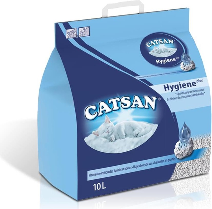 Produktbild Catsan Hygiene Plus (Nicht klumpend, Biologisch abbaubar, Neutralisierend, 4.82 kg)