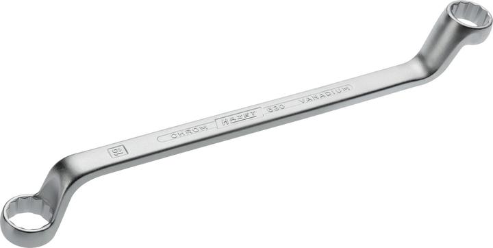 Produktbild HAZET Doppel-Ringschlüssel 630-18X19 ∙ Aussen Doppel-Sechskant Profil ∙ 18 x 19 mm (18 mm, 19 mm)