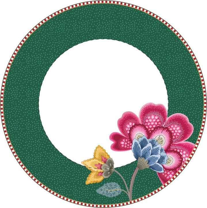 Image du produit PIP Studio Fantasy Green Set d'assiettes 12pcs (1 x)