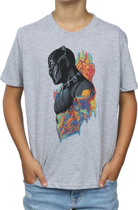 Produktbild Jungen Black Panther Profil TShirt (128)