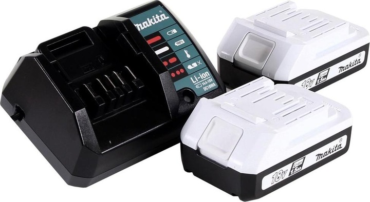 Actual product image Makita HP457DWEX4 Set (Rechargeable battery operated)
