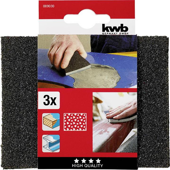 Actual product image kwb Abrasive sponge Coarse (60)