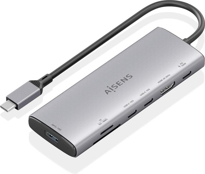 Produktbild Aisens ASUC-7P031-GR (USB-C, 7 Ports)