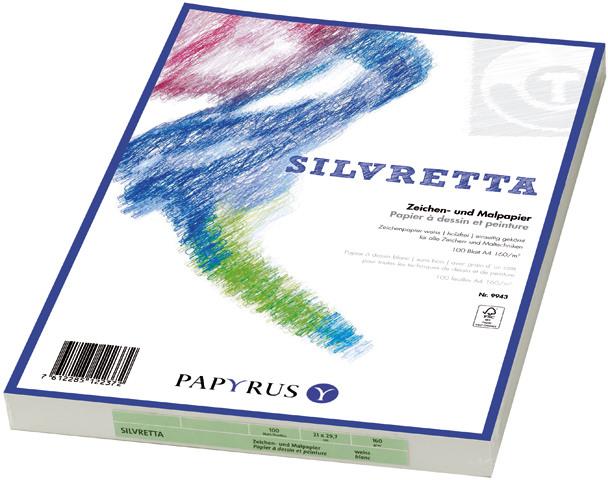 Produktbild Papyrus Sihl Silvretta A2 140gm2 weiss (A2, Blanko)