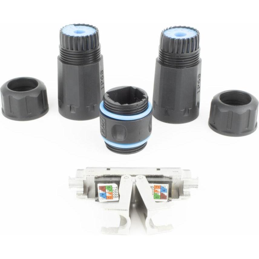 Thumbnail - ACT CAT6A Outdoor IP68 cable coupler (Netzwerk Kupplung), Netzwerk Zubehör