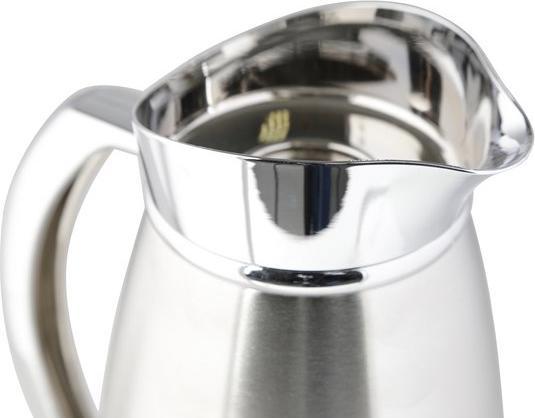 Actual product image Axentia Vacuum jug, 1 l, stainless steel jacket, glass (1 l)