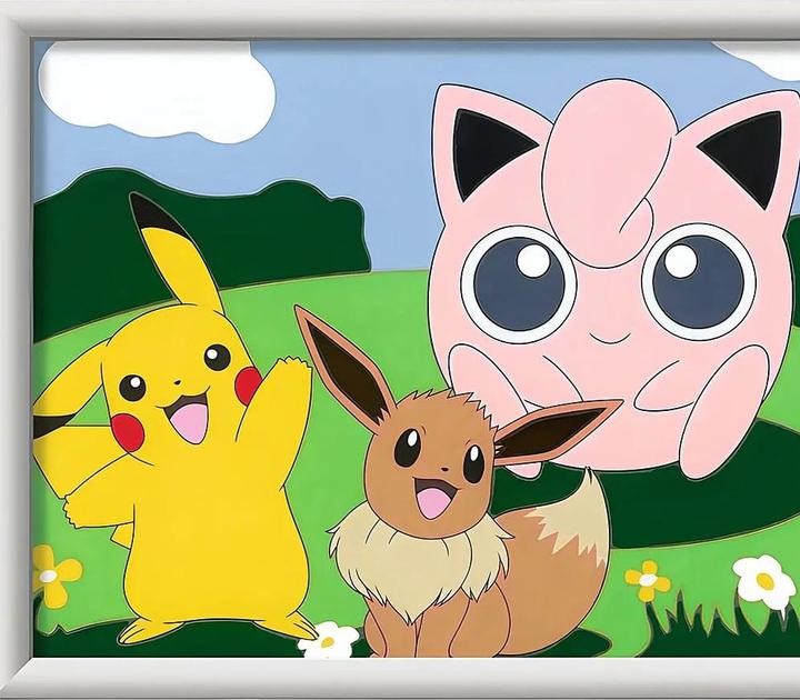 Actual product image Ravensburger CreArt Pokémon Classics