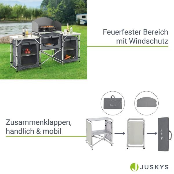 Produktbild Juskys Campingküche Faltbare Küchenbox Garda