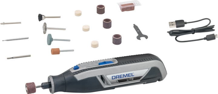 Actual product image Dremel 7760 Lite 3.6 V Li-On USB charger