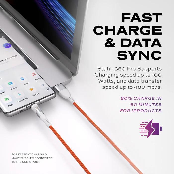 Produktbild Statik 360 Pro Magnetic (2 m, USB 2.0, 100 W)