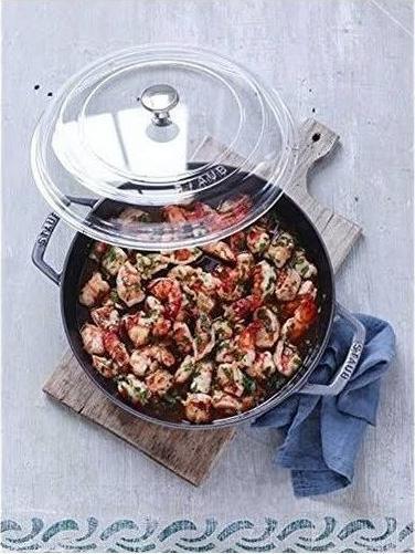 Produktbild Staub Gewölbter Glasdeckel, 30 cm, rund | Glas | Transparent (30 cm, Glas)