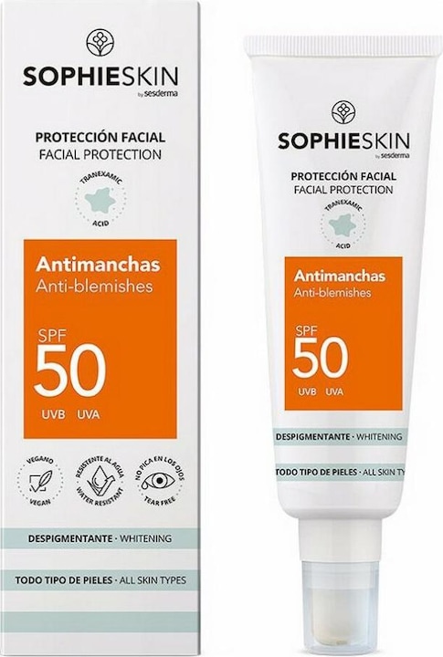 Produktbild Sophieskin crema solar Gesicht antimanchas SPF50 50 ml (Sonnencreme Gesicht, SPF 50, 50 ml)