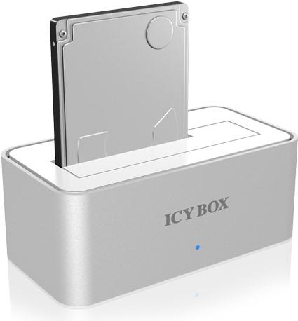 Produktbild Icy Box IB-111StU3-Wh USB 3.0 Dockingstation für 2,5"/3,5" (2.5", 3.5")