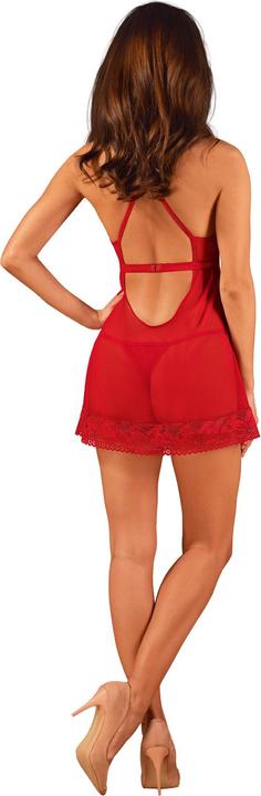 Produktbild Obsessive Lacelove Babydoll & Thong Rot Xs/S (XS)