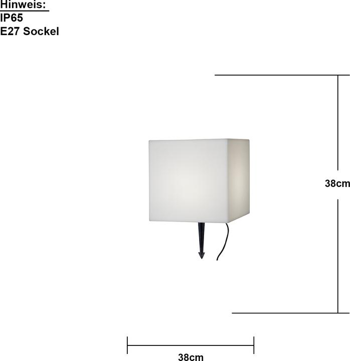 Produktbild Star Trading Gardenlight (E27, IP44)