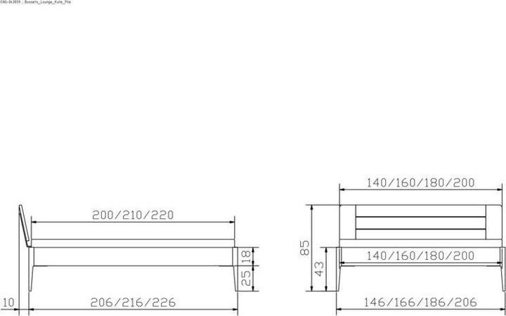 Produktbild Hasena Busseto 25 (180 x 210 cm)