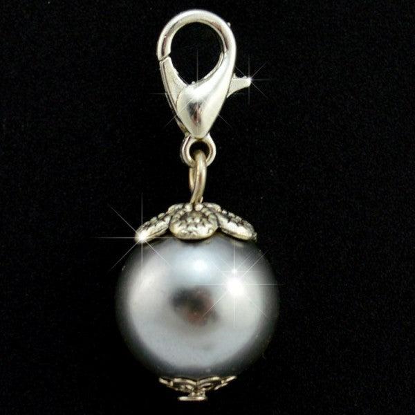 Actual product image Hermex Charm pendant for Thomas Sabo / Pandora bracelet - Gray (Stainless steel)