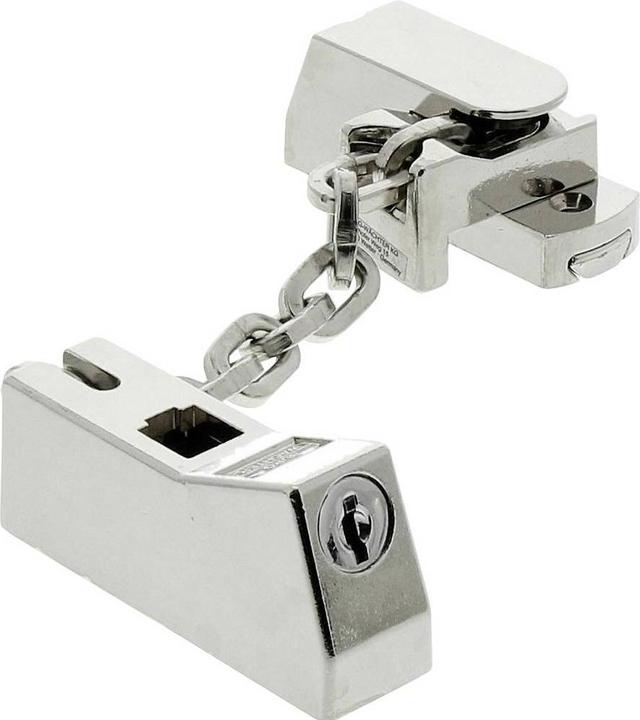 Produktbild Burg Wächter Türkette Vernickelt VTK 90 SB